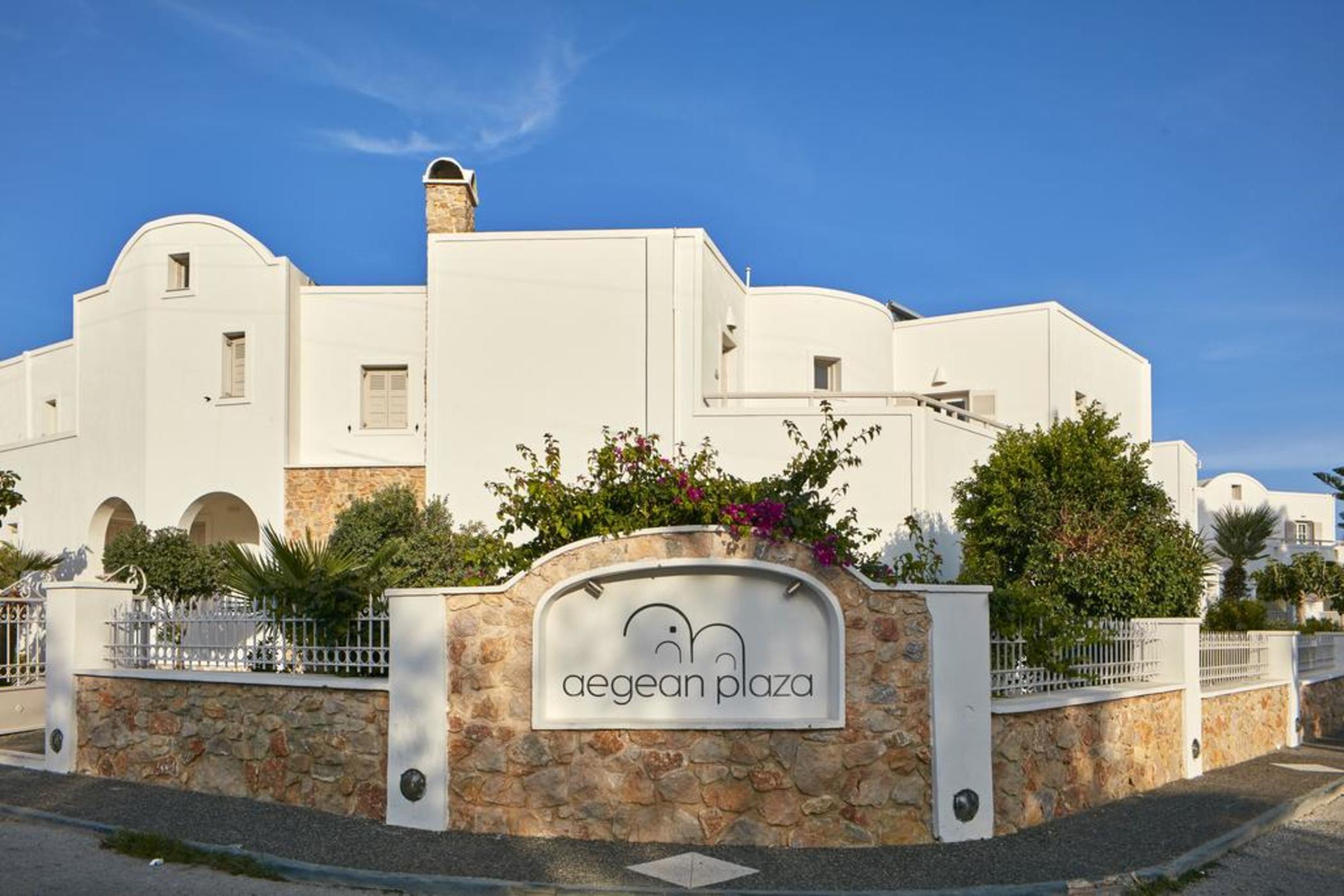Aegean Plaza Hotel Kamári Exterior foto
