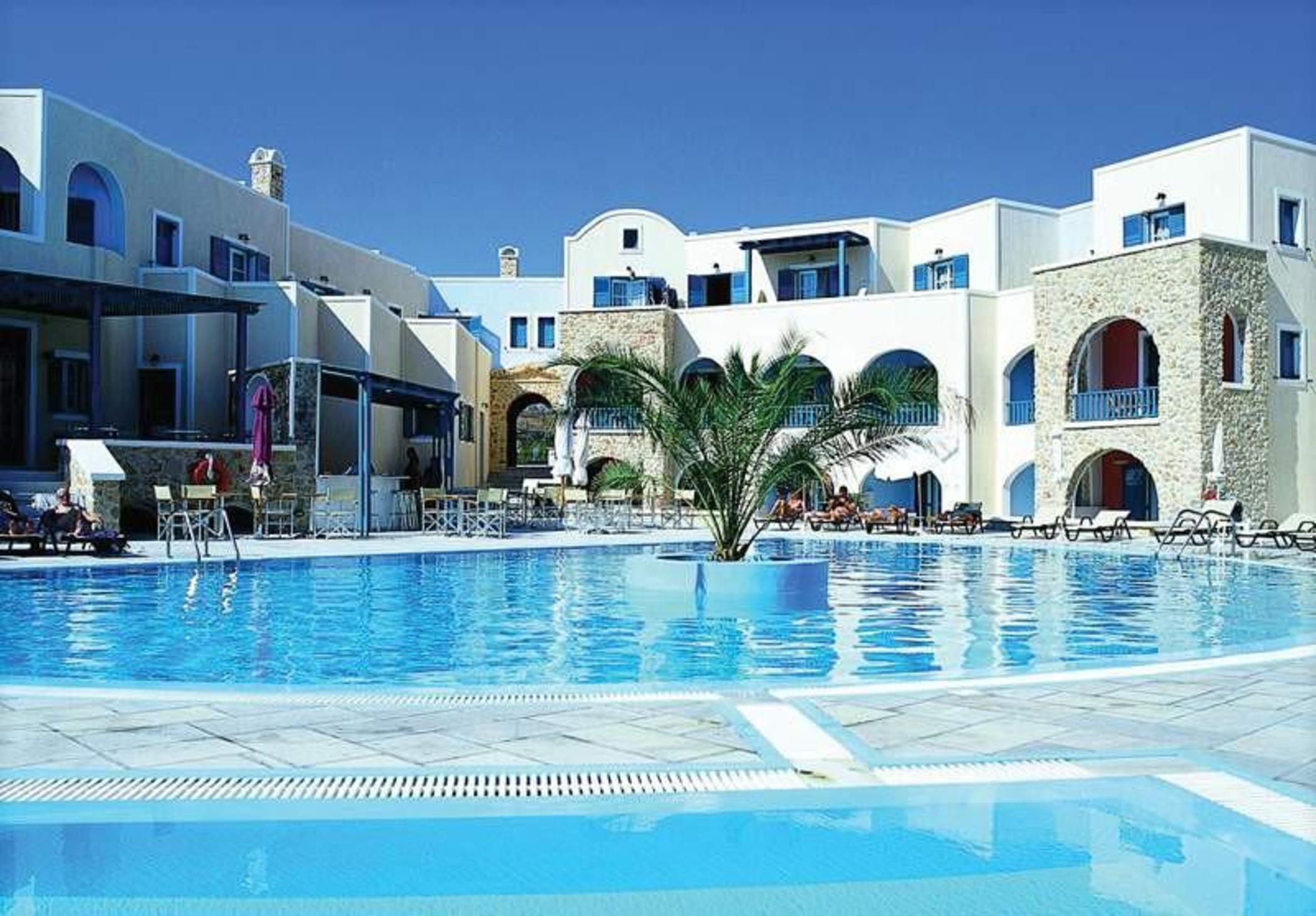 Aegean Plaza Hotel Kamári Exterior foto