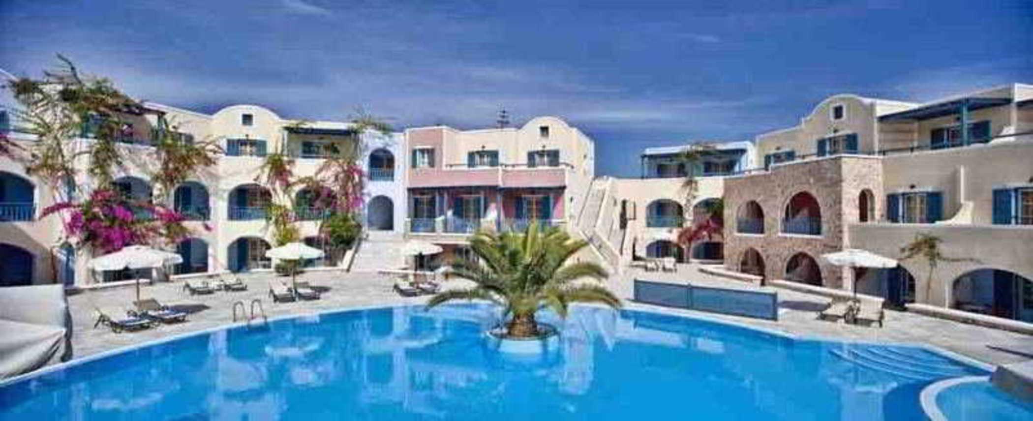 Aegean Plaza Hotel Kamári Exterior foto