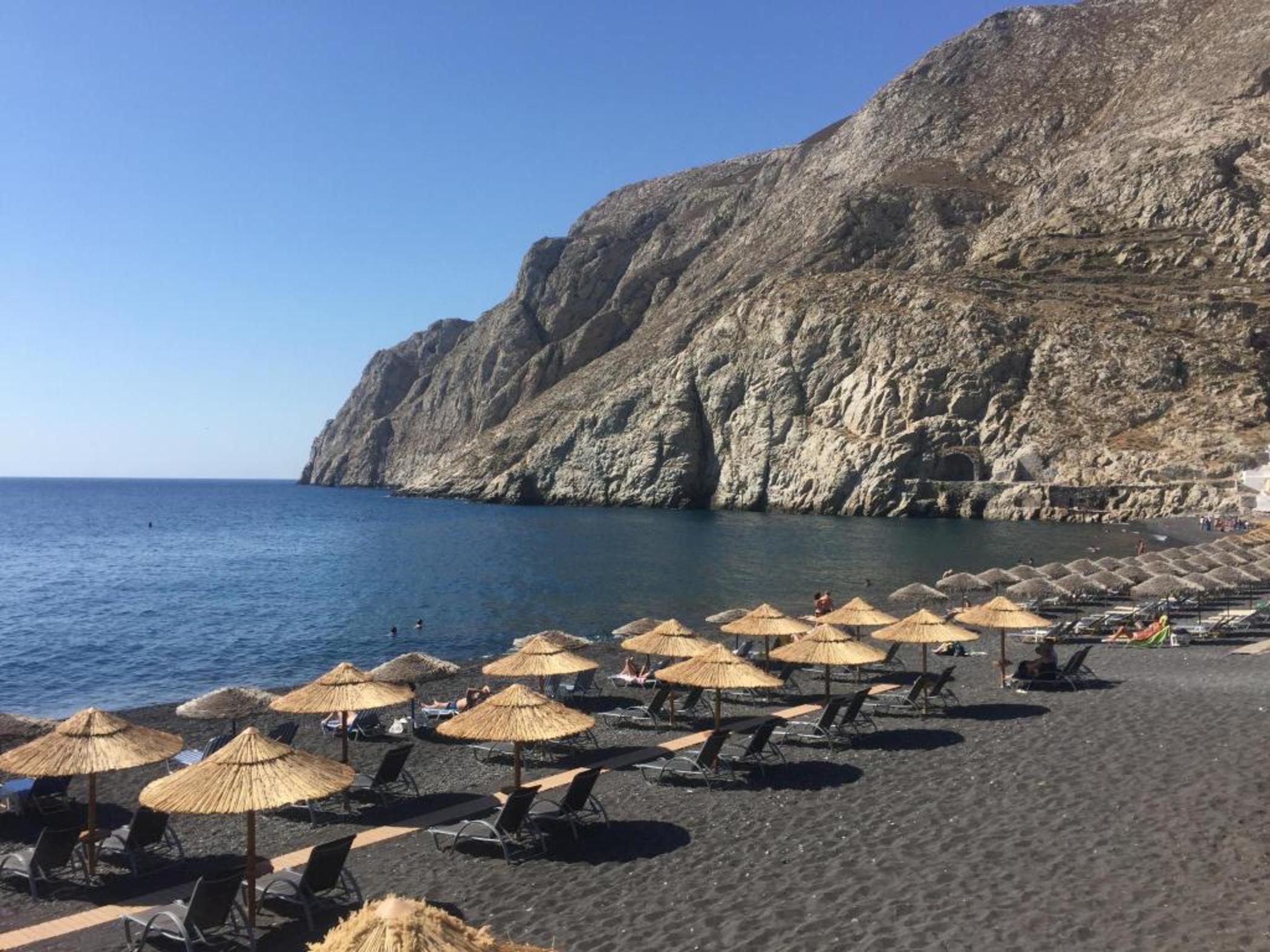 Aegean Plaza Hotel Kamári Exterior foto