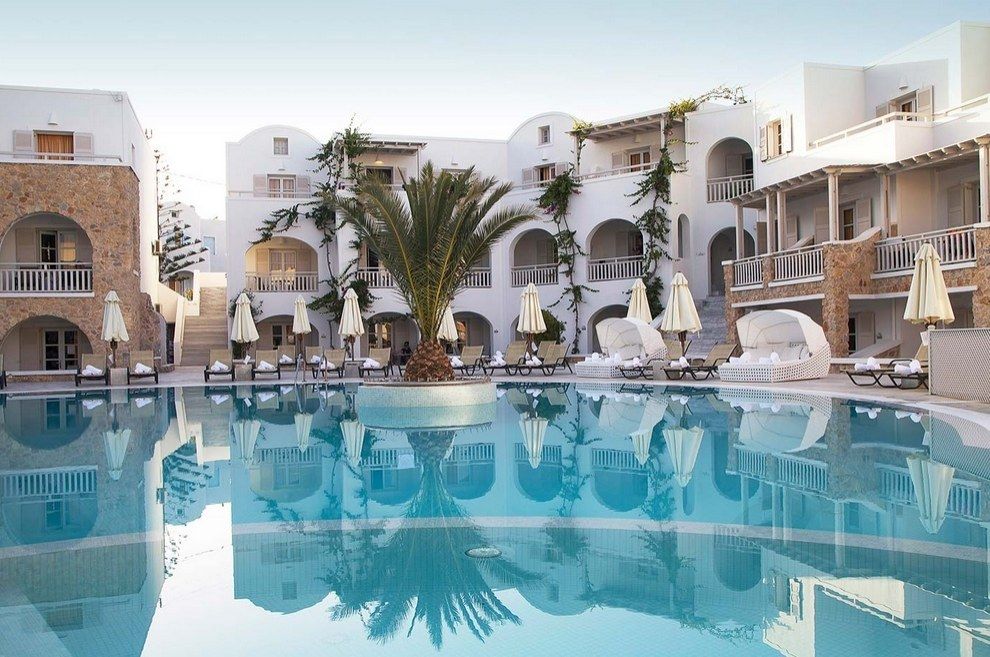 Aegean Plaza Hotel Kamári Exterior foto