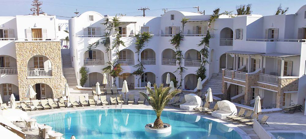 Aegean Plaza Hotel Kamári Exterior foto