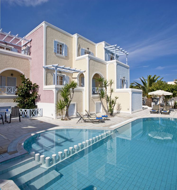 Aegean Plaza Hotel Kamári Exterior foto