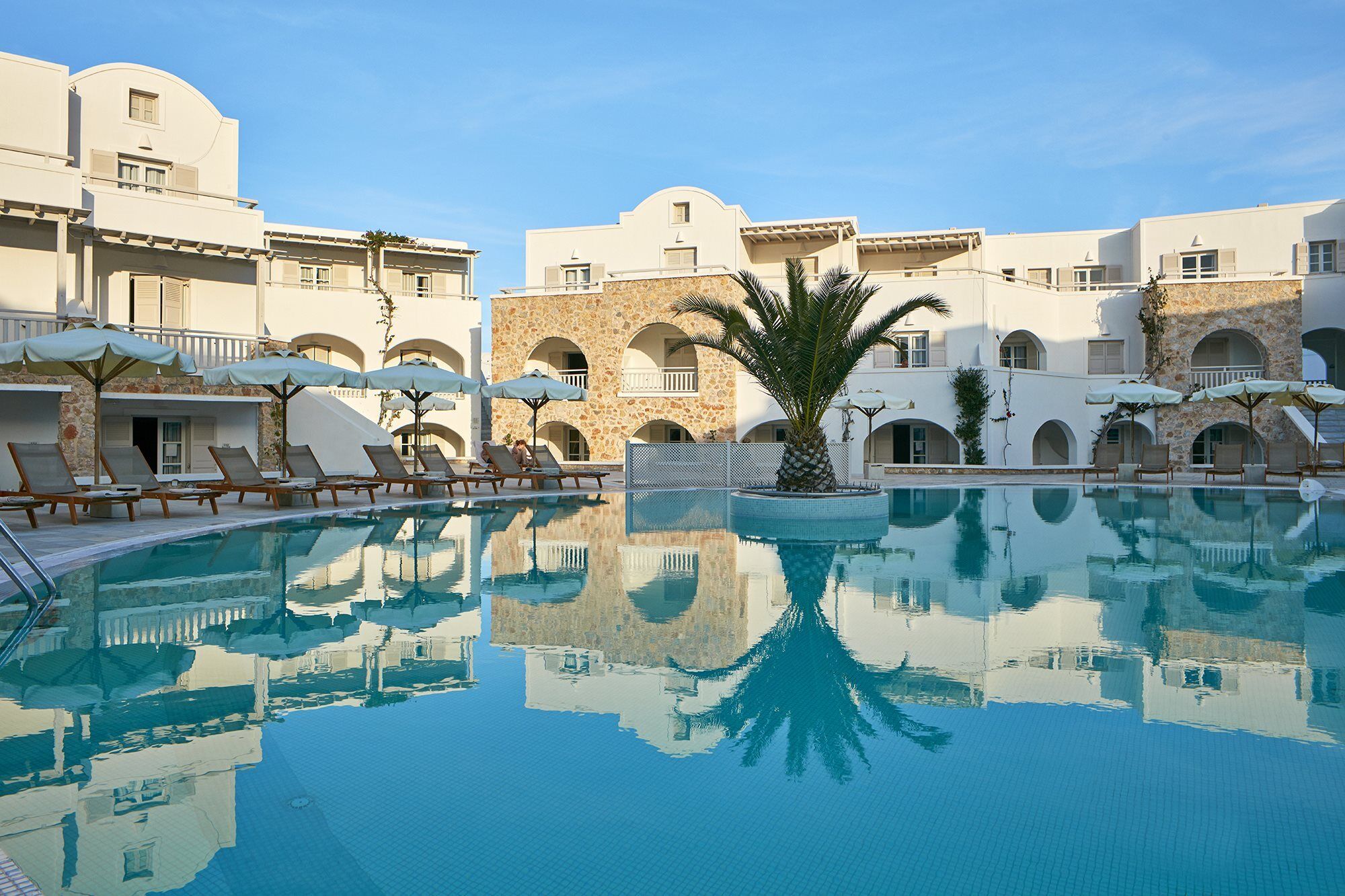 Aegean Plaza Hotel Kamári Exterior foto